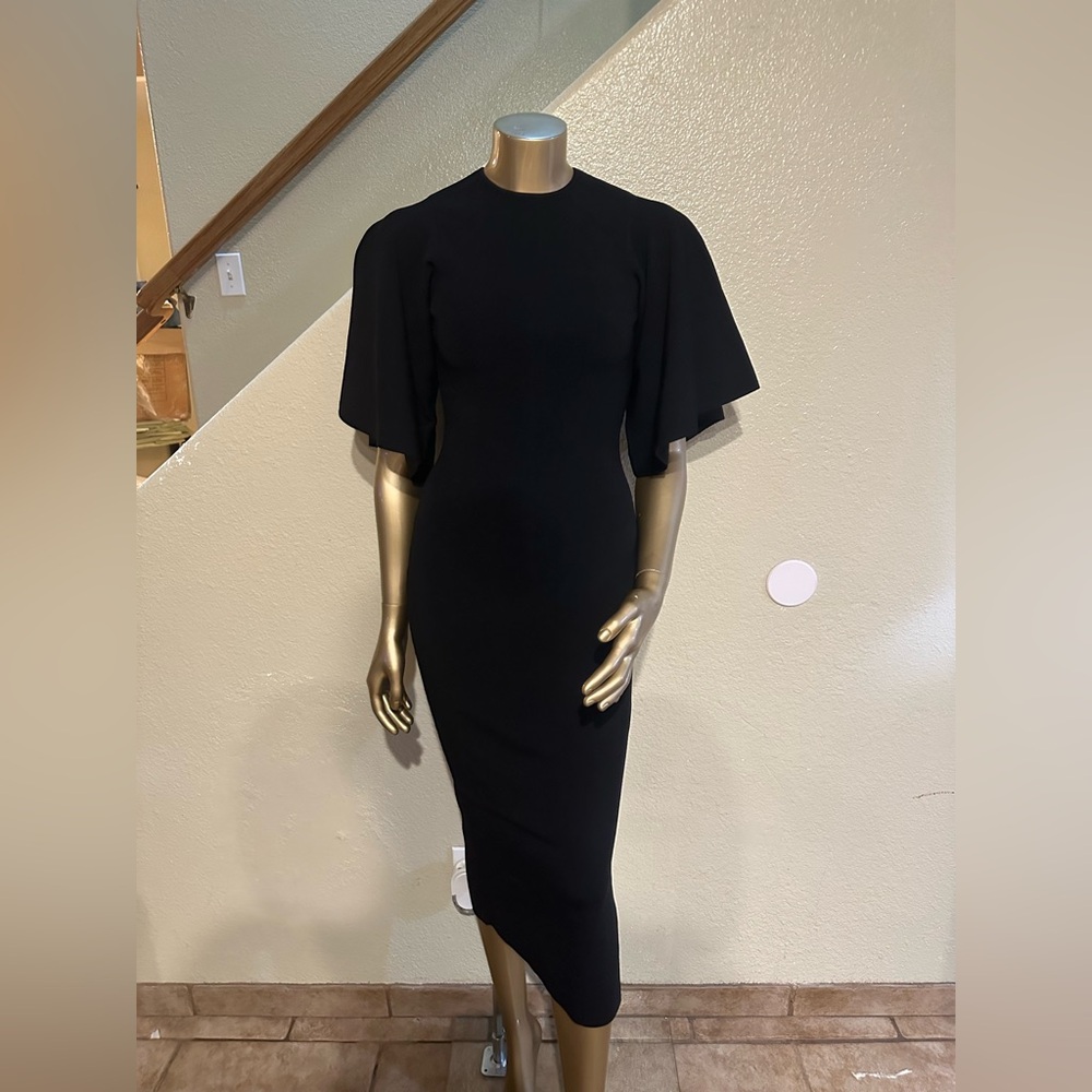 Ted Baker London Black Midi Dress with Timeless Elegance
